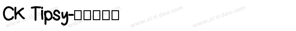 CK Tipsy字体转换
